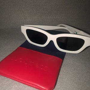 Rectangular rim sunglasses